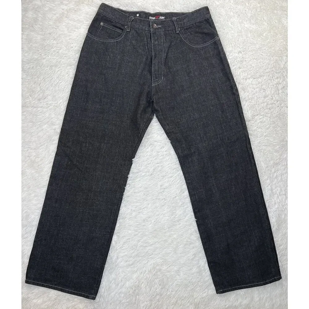 Vintage Culture Jeans Mens 35x30 (Tag 38x32) Wide Leg Baggy Carpenter Skater Y2K